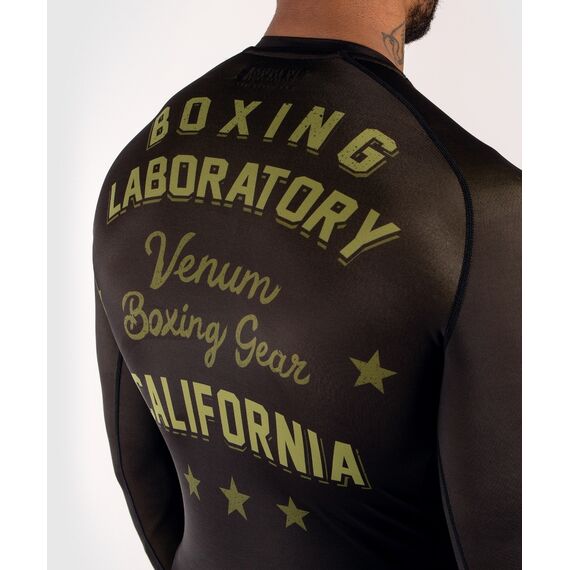 Venum Boxing Lab Rashguard ong sleeves - Black/Green, Colour: Schwarz, Size: S, 3 image