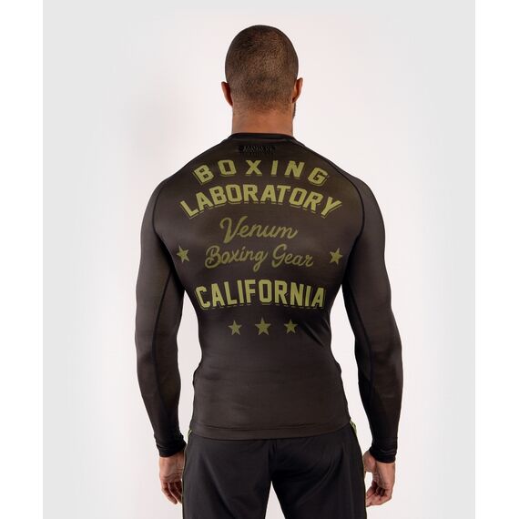 Venum Boxing Lab Rashguard ong sleeves - Black/Green, Colour: Schwarz, Size: S, 5 image