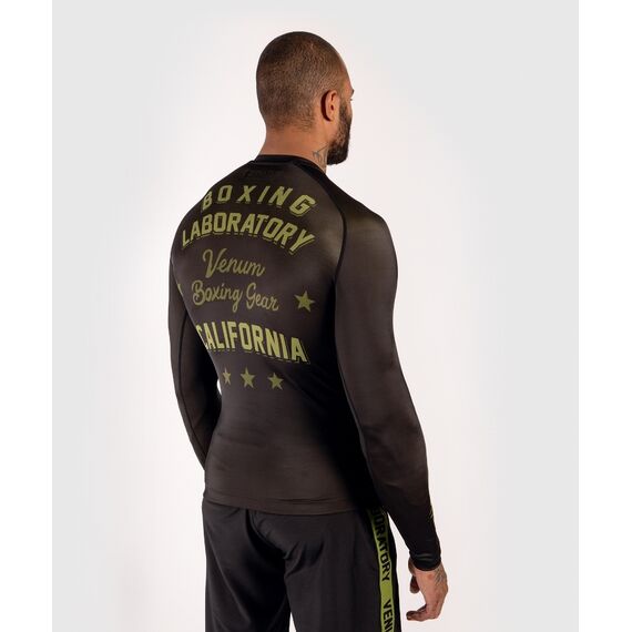 Venum Boxing Lab Rashguard ong sleeves - Black/Green, Colour: Schwarz, Size: S, 6 image