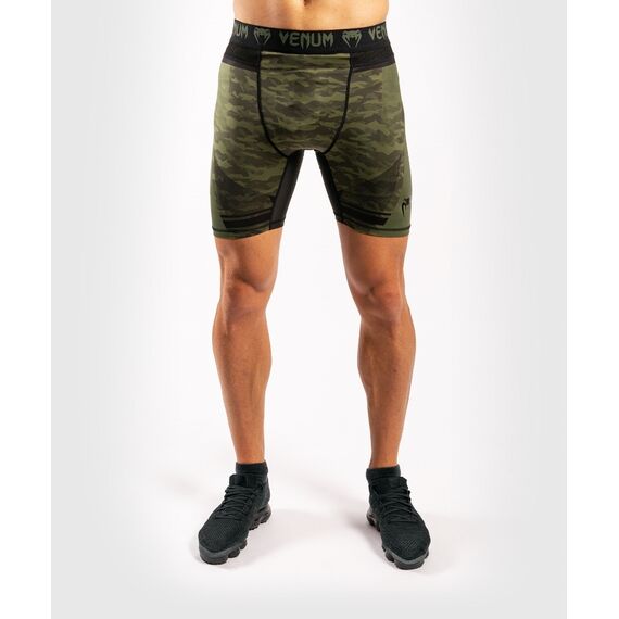 Venum Trooper compression shorts - Forest camo/Black, Colour: Camouflage, Size: XL