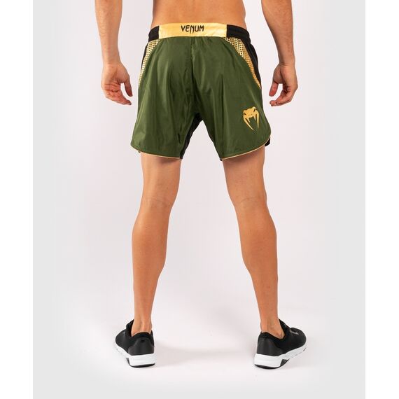 Venum x ONE FC Fightshorts - Khaki/Gold, Colour: Khaki, Size: XL, 3 image
