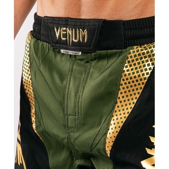 Venum x ONE FC Fightshorts - Khaki/Gold, Colour: Khaki, Size: XL, 5 image