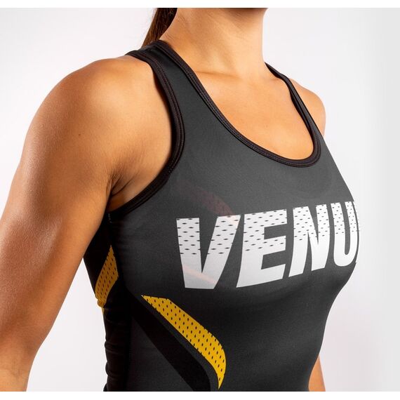 Venum ONE FC Impact Tank Top  - for women - Grey/Yellow, Colour: Grey, Size: S, 5 image