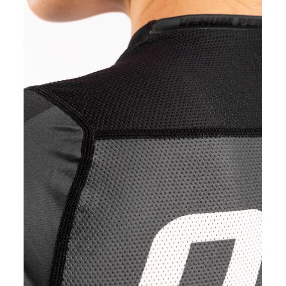 Venum ONE FC Impact Rashguard hort sleeves - for women - Grey/Yellow, Colour: Grey, Size: S, 3 image
