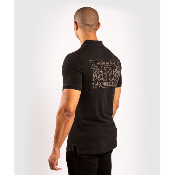 Venum Lions21 Polo - Black/Sand, Size: L, Colour: Schwarz, 3 image