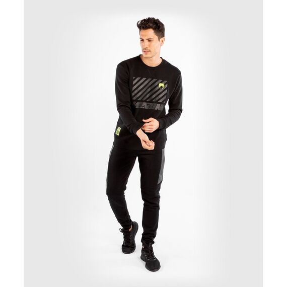 Venum Stripes Crewneck Sweatshirt, Colour: Schwarz, Size: L, 2 image