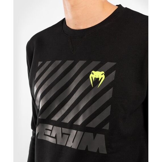 Venum Stripes Crewneck Sweatshirt, Colour: Schwarz, Size: M, 4 image