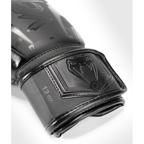 Venum Elite Evo Boxing Gloves - Black/Black - 10 Oz, Colour: Schwarz, OZ: 10oz, 4 image