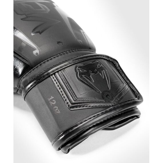 Venum Elite Evo Boxing Gloves - Black/Black - 10 Oz, Colour: Schwarz, OZ: 10oz, 2 image