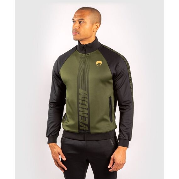 Venum Club 212 Track Jacket – Khaki/Black, Size: M, Colour: Schwarz