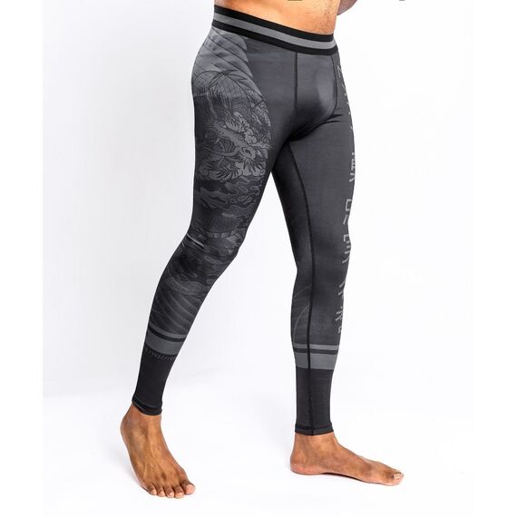 Venum YKZ21 Compression Tights – Black/Black, Size: S, Colour: Schwarz, 2 image