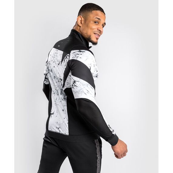 T-Shirt G-Fit Marble Dry Tech Langarm Zip-Kragen, Bekleidungsgrösse: L, Farbe: Weiss, 5 image