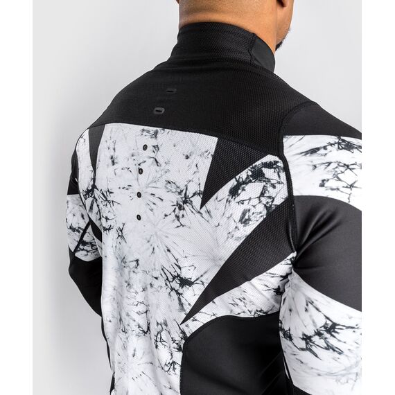 T-Shirt G-Fit Marble Dry Tech Langarm Zip-Kragen, Bekleidungsgrösse: L, Farbe: Weiss, 2 image