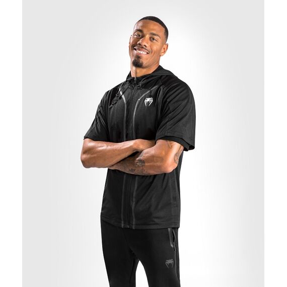 Venum Electron 3.0 Dry Tech Jacket - Short Sleeves - Black - L, Size: L, Colour: Schwarz, 3 image