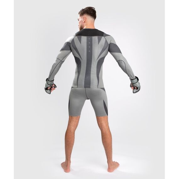 Venum Stone Rashguard - Long Sleeves  - Mineral Green - XL, Size: XL, Colour: Grey, 5 image