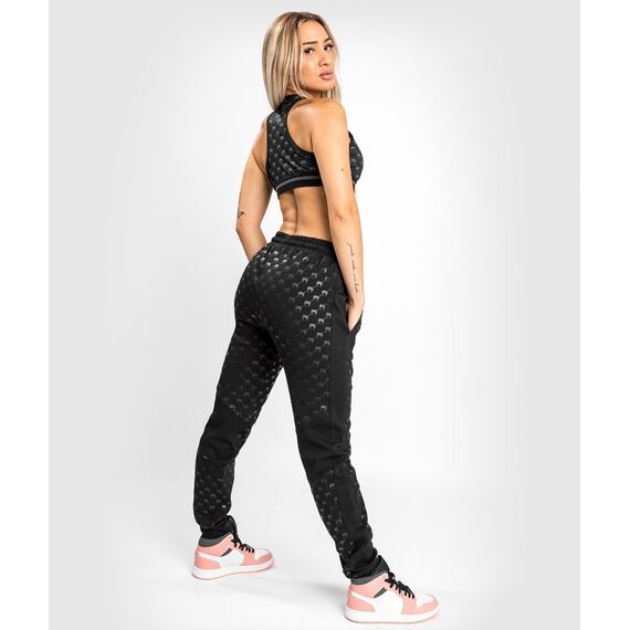 Venum Monogram Joggers - For Women - Black/Pink Gold - L, Size: L, Colour: Schwarz, 3 image