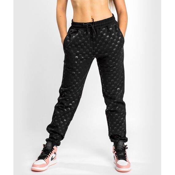 Venum Monogram Joggers - For Women - Black/Pink Gold - M, Size: M, Colour: Schwarz