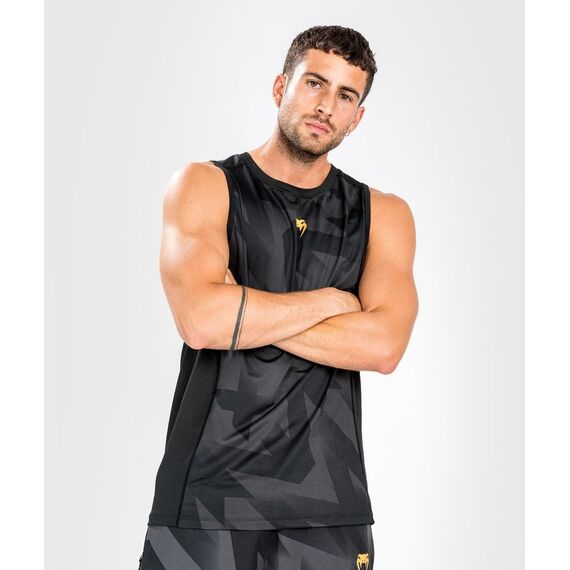 Venum Razor Dry Tech Tank Top - Black/Gold - L, Size: L, Colour: Schwarz