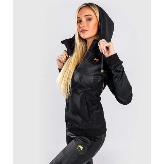 Venum Razor Hoodie - For Women - Black/Gold - M, Size: M, Colour: Schwarz, 4 image