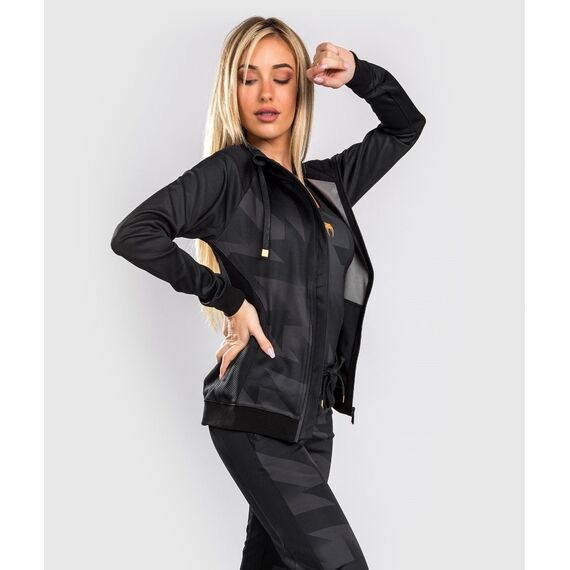 Venum Razor Hoodie - For Women - Black/Gold - M, Size: M, Colour: Schwarz, 7 image