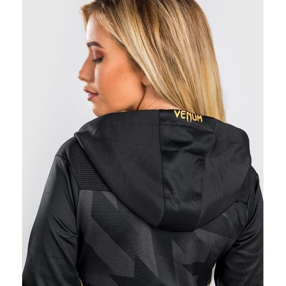Venum Razor Hoodie - For Women - Black/Gold - S, Size: XS, Colour: Schwarz, 9 image
