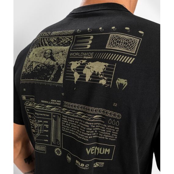 Venum Fangs T-Shirt - Regular Fit - Black - XL, Size: XL, Colour: Schwarz, 3 image