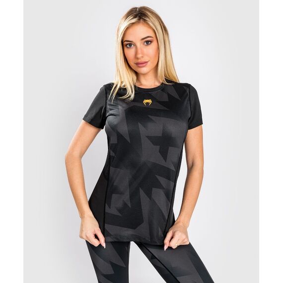 Venum Razor Dry Tech T-Shirt - Black/Gold - L, Size: L, Colour: Schwarz