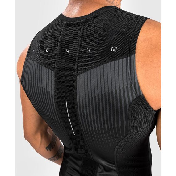 Venum Rashguard Sleevless Biomecha - Black/Grey - L, Size: L, Colour: Schwarz, 4 image