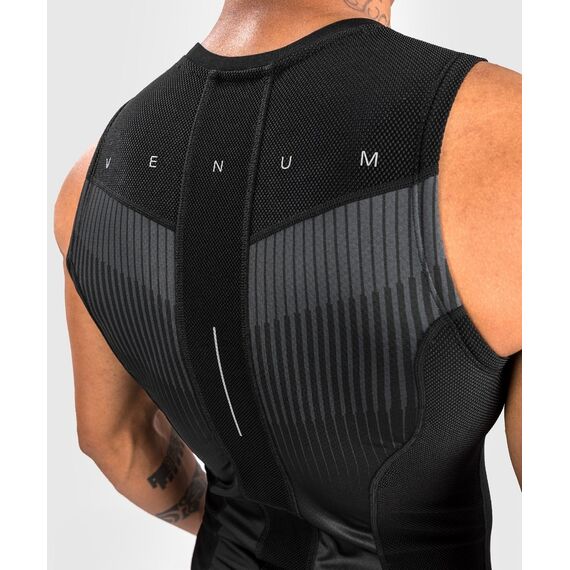 Venum Rashguard Sleevless Biomecha - Black/Grey - XL, Size: XL, Colour: Schwarz, 4 image