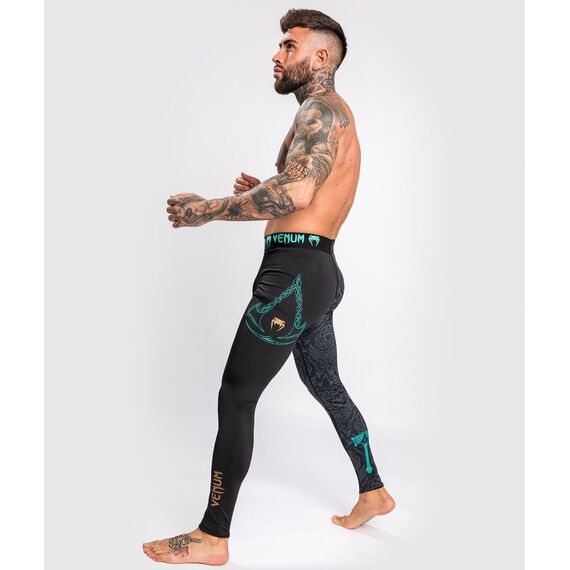 Pantalon de compression Venum Assassin's Creed Reloaded, Taille: XL, Couleur: Noir, 3 image