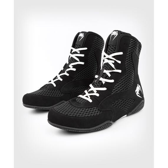 Venum Contender Boxing Shoes - Black/White, Colour: Schwarz, Size (Shoes): 46