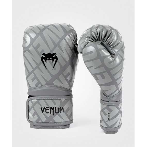Venum Contender 1.5 XT Boxing Gloves - Grey/Black, Colour: Grey, OZ: 16oz, 2 image