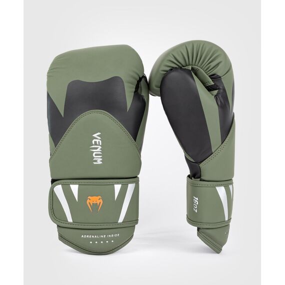 Venum Challenger 4.0 Boxing Gloves, Colour: Khaki, OZ: 10oz, 2 image