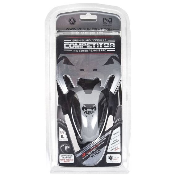 Venum Competitor Groinguard & Support - Silver Series, Colour: Schwarz, Size: L, 6 image