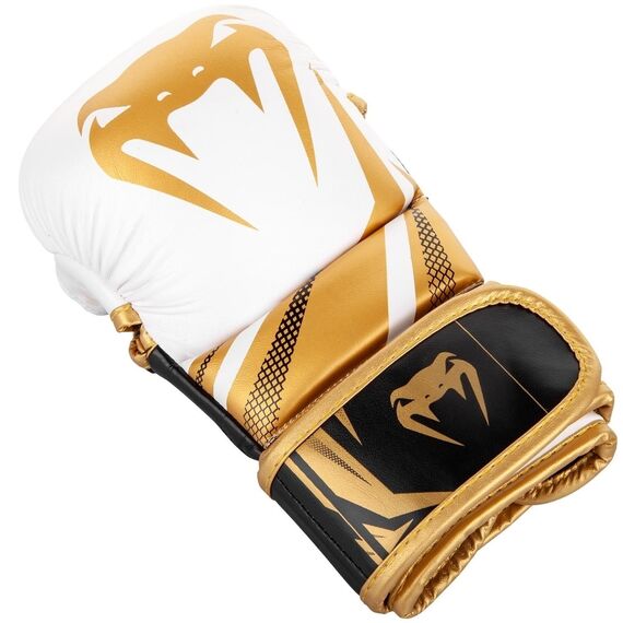 Sparring Gloves Venum Challenger 3.0 - White/Black/Gold, Colour: Weiss, Size: L-XL, 5 image