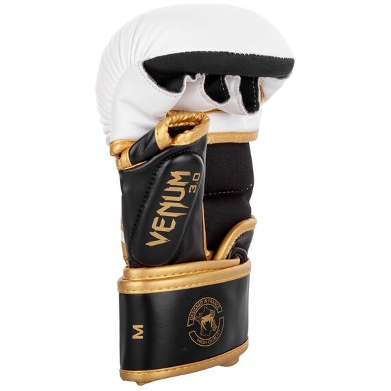 Sparring Gloves Venum Challenger 3.0 - White/Black/Gold, Colour: Weiss, Size: L-XL, 3 image