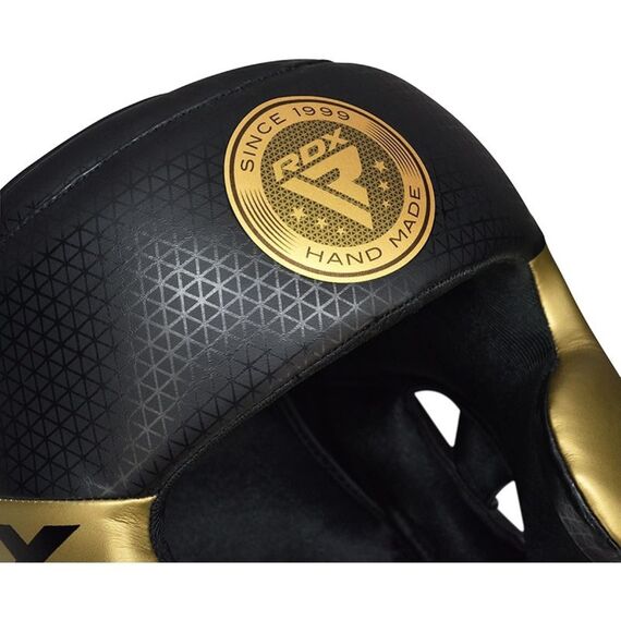 L1 Mark Full Face Pro Boxtraining Kopfschutz, Farbe: Gold, Grösse : L, 6 image