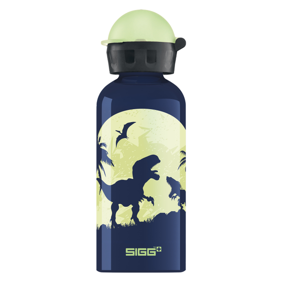 Trinkflasche für Kinder "Moon Dinos Glow In The Dark" 400ml SIGG