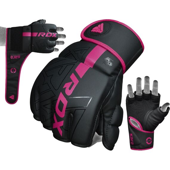 RDXGGR-F6MP-M-Grappling Gloves F6 Matte Pink-M