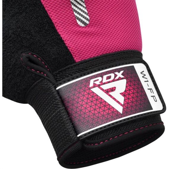 RDXWGA-W1FP-M-Gym Weight Lifting Gloves W1 Full Pink