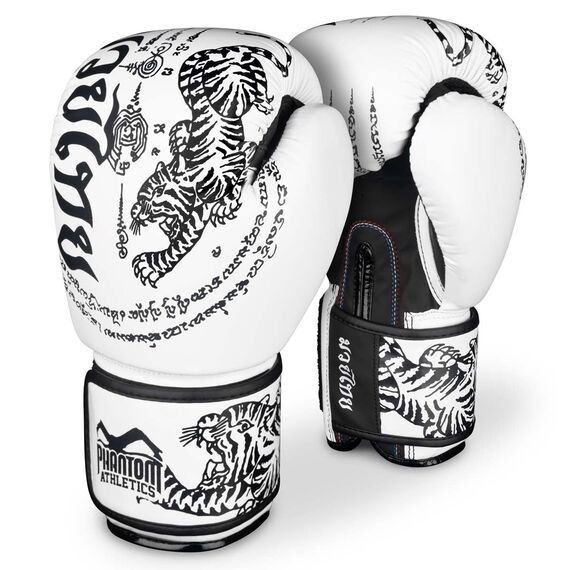 Boxing gloves Muay Thai, Couleur: Blanc, OZ: 14oz