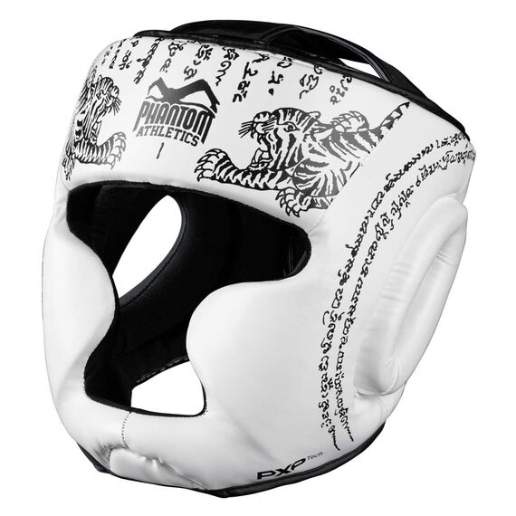 Headguard Muay Thai, Size: One Size, Colour: Weiss