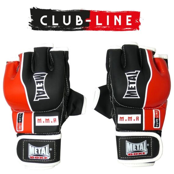 MMA gloves Club Line, Colour: Rot, Size: L-XL