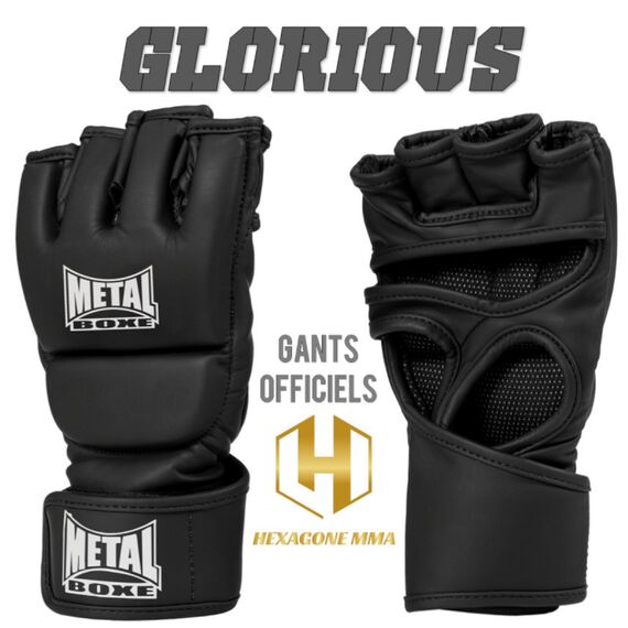 Gant Mma Glorious Senior, Taille: L, Couleur: Noir, 2 image