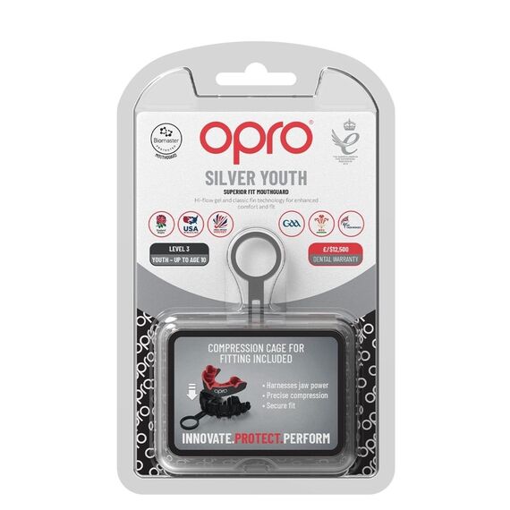 OPRO Silver: Match Protection for Contact Sports, Size: One Size, Colour: Blue, 3 image