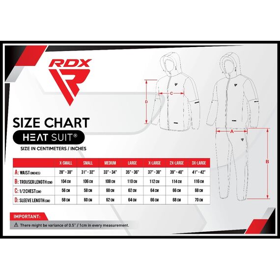 RDXSSP-H1R-S-Clothing Sauna Suit C1