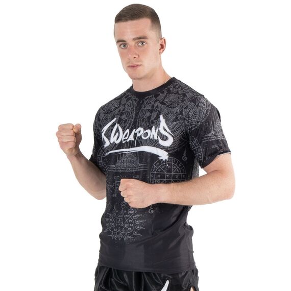 T-shirt fonctionnel, Hanuman Yant, Taille: M, Couleur: Noir, 5 image