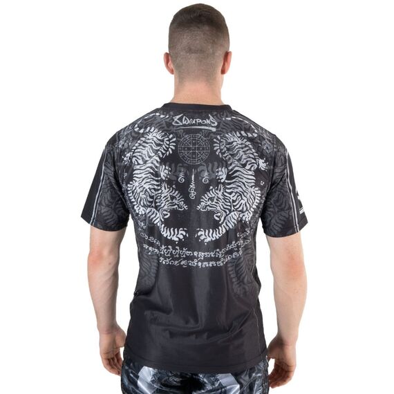 8 WEAPONS Functional T-Shirt, Tiger Yant, black-grey S, Size: S, Colour: Schwarz, 4 image