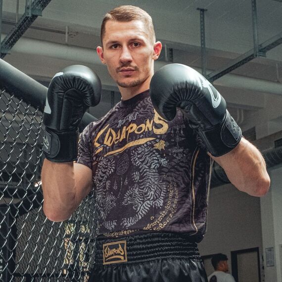 8 WEAPONS Functional T-Shirt, Tiger Yant, black-yellow XXL, Size: 2XL, Colour: Schwarz, 2 image
