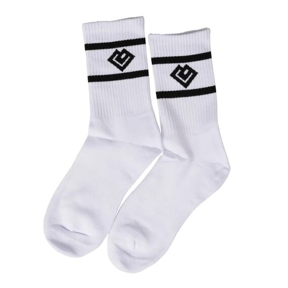High unisex socks 36-43 Loven | White